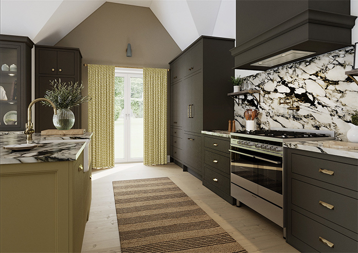 Land & Shore Oak Leaf, Ochre - Made to Measure Curtains - Image 7